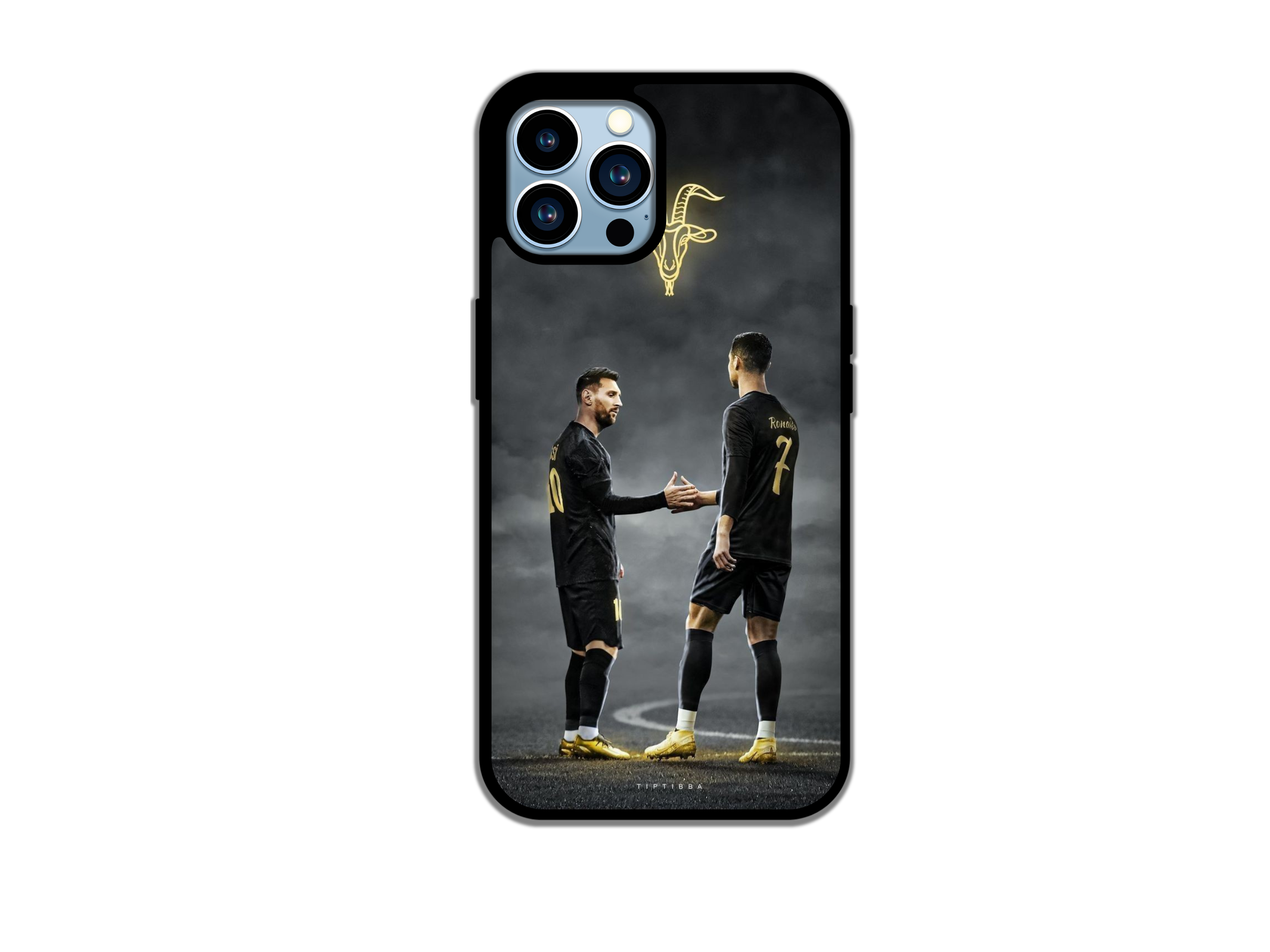 Goat Epic Football Legends Phone Case – Black & Gold Edition
