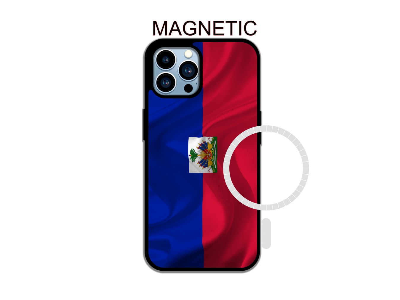 Haiti Flag Phone Case Premium Protection Haitian Pride Shock Resistant Durable Material High Definition Flag Emblem Design Slim Lightweight Comfortable Grip Perfect Fit for Your Phone Model
