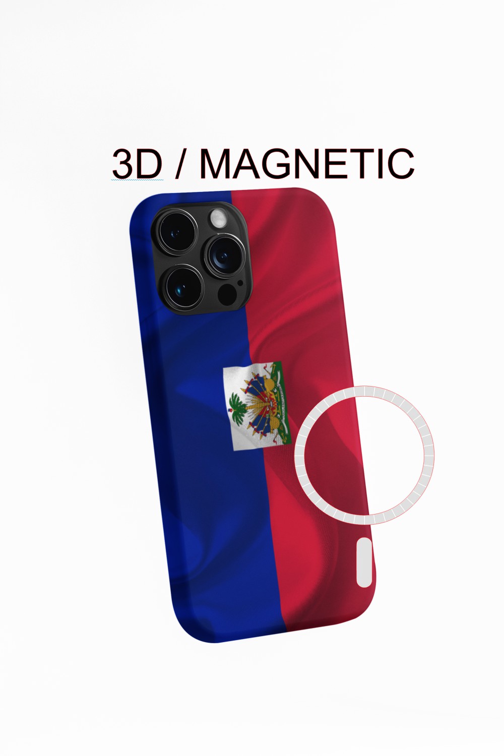 Haiti Flag Phone Case Premium Protection Haitian Pride Shock Resistant Durable Material High Definition Flag Emblem Design Slim Lightweight Comfortable Grip Perfect Fit for Your Phone Model