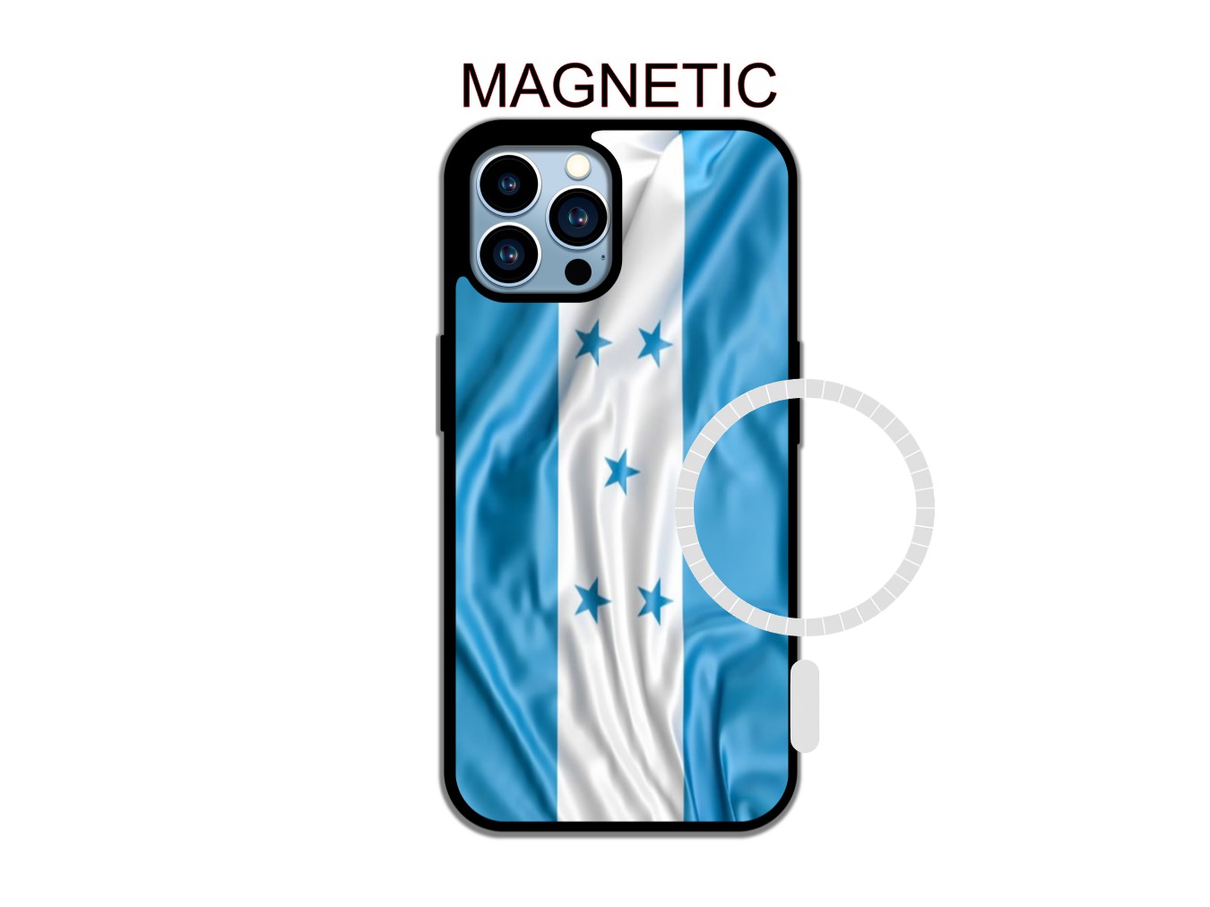 Light Honduras Flag Phone Case Premium Protection Catracho Pride HD Colors Shock Resistant Slim Fit Ideal Gift for Honduras Lovers