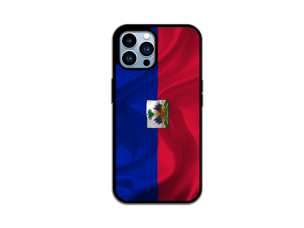 Haiti Flag Phone Case Premium Protection Haitian Pride Shock Resistant Durable Material High Definition Flag Emblem Design Slim Lightweight Comfortable Grip Perfect Fit for Your Phone Model