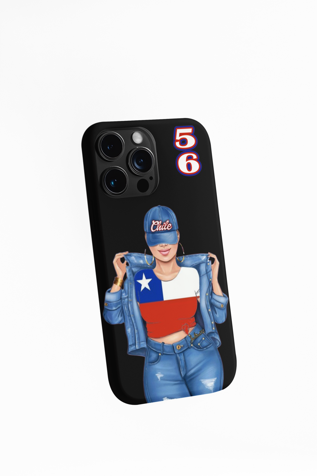 Chile 56 Phone Case – Latina Style Chilean Flag Design