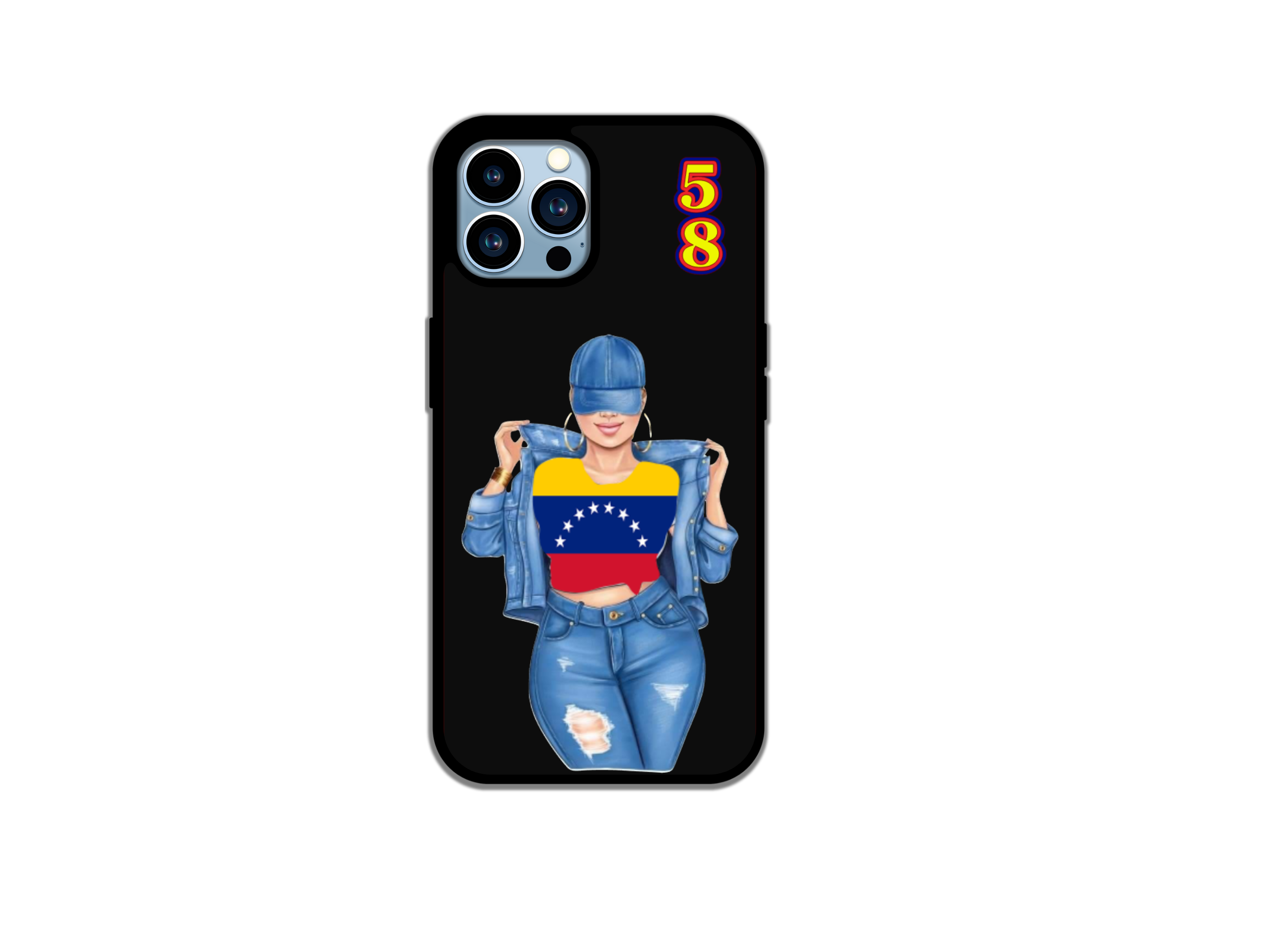 Venezuela 58 Phone Case Latina Style Venezuelan Flag Design Durable High Quality Protection for Daily Wear Perfect Gift for Independence Day